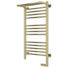 Полотенцесушитель электрический 800х400 шампань МЭМ правый Сунержа Богема с полкой 2.0 020-5207-8040