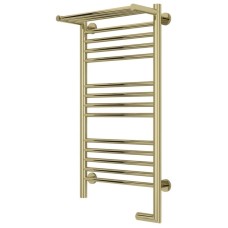 Полотенцесушитель электрический 800х400 шампань МЭМ правый Сунержа Богема с полкой 2.0 020-5207-8040