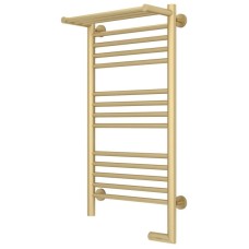 Полотенцесушитель электрический 800х400 шампань матовая МЭМ правый Сунержа Богема с полкой 2.0 022-5207-8040