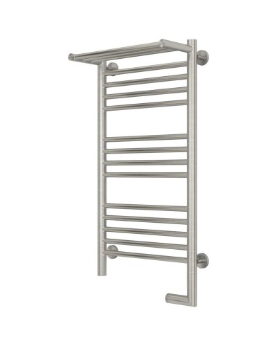 Полотенцесушитель электрический 800х400 сатин МЭМ правый Сунержа Богема с полкой 2.0 071-5207-8040