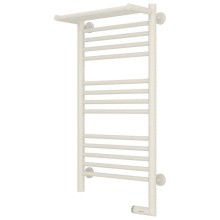 Полотенцесушитель электрический 800х400 античное белое золото МЭМ правый Сунержа Богема с полкой 2.0 10-5207-8040