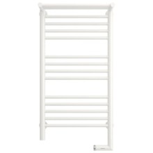 Полотенцесушитель электрический 800х400 белый глянец МЭМ правый Сунержа Богема с полкой 2.0 12-5207-8040