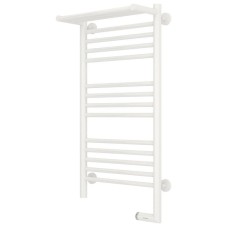 Полотенцесушитель электрический 800х400 белый глянец МЭМ правый Сунержа Богема с полкой 2.0 12-5207-8040