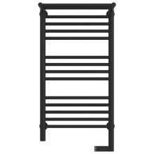 Полотенцесушитель электрический 800х400 темный титан муар МЭМ правый Сунержа Богема с полкой 2.0 15-5207-8040