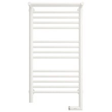 Полотенцесушитель электрический 800х400 белый матовый МЭМ правый Сунержа Богема с полкой 2.0 30-5207-8040