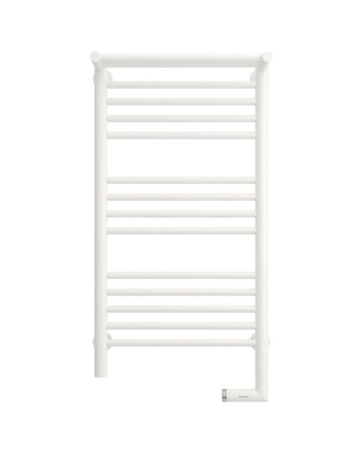 Полотенцесушитель электрический 800х400 белый матовый МЭМ правый Сунержа Богема с полкой 2.0 30-5207-8040