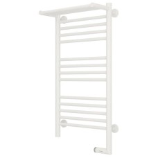 Полотенцесушитель электрический 800х400 белый матовый МЭМ правый Сунержа Богема с полкой 2.0 30-5207-8040