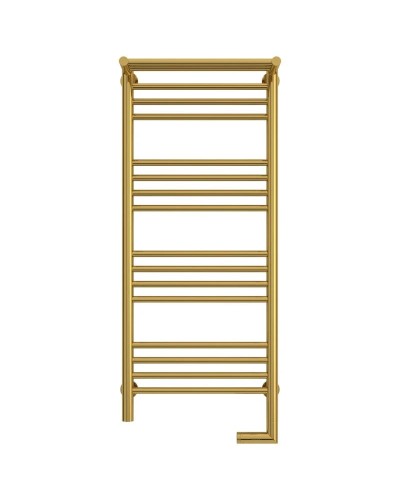 Полотенцесушитель электрический 1000х400 золотой МЭМ правый Сунержа Богема с полкой 2.0 03-5207-1040