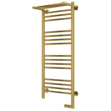Полотенцесушитель электрический 1000х400 золотой МЭМ правый Сунержа Богема с полкой 2.0 03-5207-1040