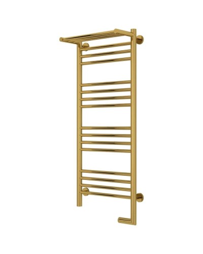 Полотенцесушитель электрический 1000х400 золотой МЭМ правый Сунержа Богема с полкой 2.0 03-5207-1040