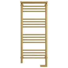 Полотенцесушитель электрический 1000х400 золотой матовый МЭМ правый Сунержа Богема с полкой 2.0 032-5207-1040