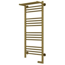 Полотенцесушитель электрический 1000х400 состаренная бронза МЭМ правый Сунержа Богема с полкой 2.0 05-5207-1040