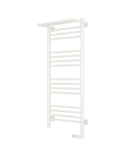 Полотенцесушитель электрический 1000х400 белый глянец МЭМ правый Сунержа Богема с полкой 2.0 12-5207-1040
