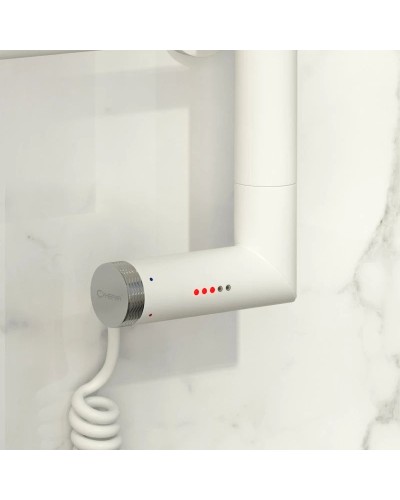 Полотенцесушитель электрический 1000х400 белый матовый МЭМ правый Сунержа Богема с полкой 2.0 30-5207-1040