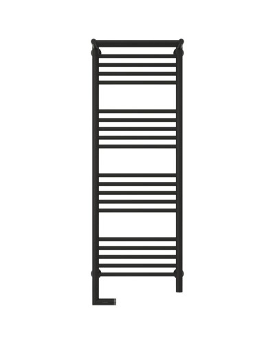 Полотенцесушитель электрический 1200х400 темный титан муар МЭМ левый Сунержа Богема с полкой 2.0 15-5206-1240