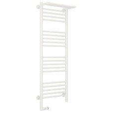 Полотенцесушитель электрический 1200х400 белый матовый МЭМ левый Сунержа Богема с полкой 2.0 30-5206-1240