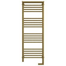 Полотенцесушитель электрический 1200х400 состаренная бронза МЭМ правый Сунержа Богема с полкой 2.0 05-5207-1240