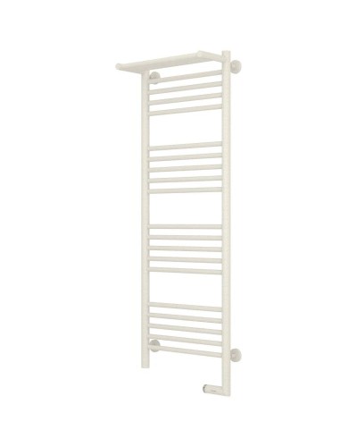 Полотенцесушитель электрический 1200х400 античное белое золото МЭМ правый Сунержа Богема с полкой 2.0 10-5207-1240