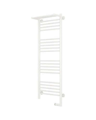 Полотенцесушитель электрический 1200х400 белый глянец МЭМ правый Сунержа Богема с полкой 2.0 12-5207-1240