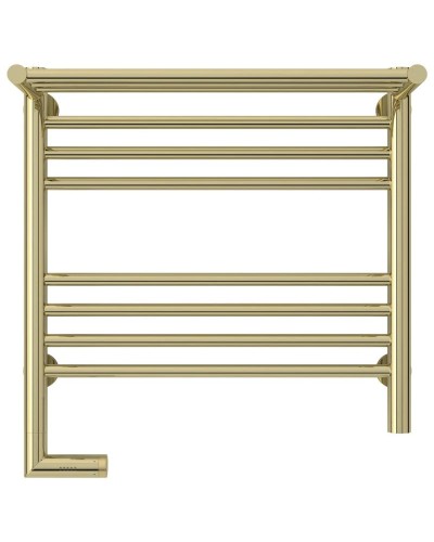 Полотенцесушитель электрический 500х500 шампань МЭМ левый Сунержа Богема с полкой 2.0 020-5206-5050