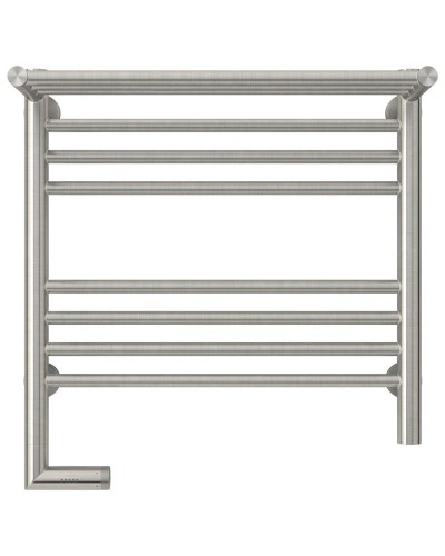 Полотенцесушитель электрический 500х500 сатин МЭМ левый Сунержа Богема с полкой 2.0 071-5206-5050