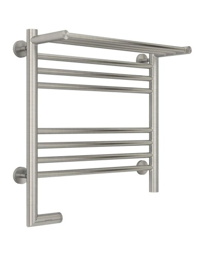 Полотенцесушитель электрический 500х500 сатин МЭМ левый Сунержа Богема с полкой 2.0 071-5206-5050