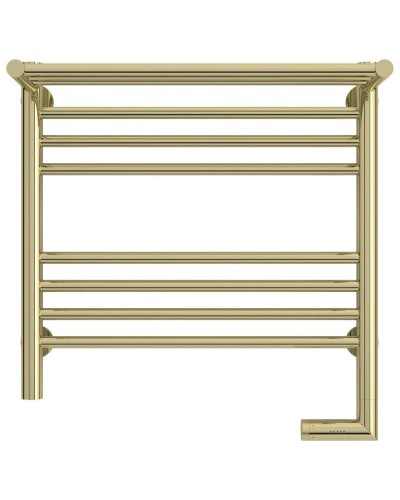 Полотенцесушитель электрический 500х500 шампань МЭМ правый Сунержа Богема с полкой 2.0 020-5207-5050