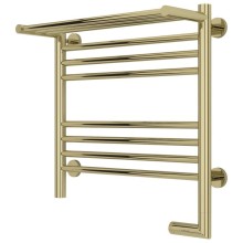 Полотенцесушитель электрический 500х500 шампань МЭМ правый Сунержа Богема с полкой 2.0 020-5207-5050