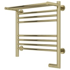 Полотенцесушитель электрический 500х500 шампань МЭМ правый Сунержа Богема с полкой 2.0 020-5207-5050