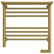 Полотенцесушитель электрический 500х500 состаренная латунь МЭМ правый Сунержа Богема с полкой 2.0 051-5207-5050