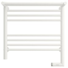Полотенцесушитель электрический 500х500 белый матовый МЭМ правый Сунержа Богема с полкой 2.0 30-5207-5050