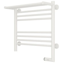 Полотенцесушитель электрический 500х500 белый матовый МЭМ правый Сунержа Богема с полкой 2.0 30-5207-5050