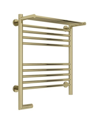 Полотенцесушитель электрический 600х500 шампань МЭМ левый Сунержа Богема с полкой 2.0 020-5206-6050