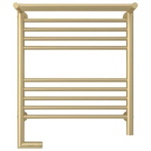 Полотенцесушитель электрический 600х500 шампань матовая МЭМ левый Сунержа Богема с полкой 2.0 022-5206-6050