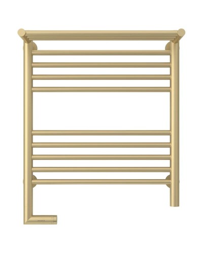 Полотенцесушитель электрический 600х500 шампань матовая МЭМ левый Сунержа Богема с полкой 2.0 022-5206-6050