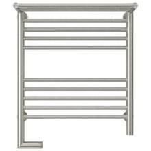 Полотенцесушитель электрический 600х500 сатин МЭМ левый Сунержа Богема с полкой 2.0 071-5206-6050