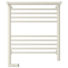 Полотенцесушитель электрический 600х500 античное белое золото МЭМ левый Сунержа Богема с полкой 2.0 10-5206-6050