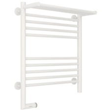 Полотенцесушитель электрический 600х500 белый глянец МЭМ левый Сунержа Богема с полкой 2.0 12-5206-6050