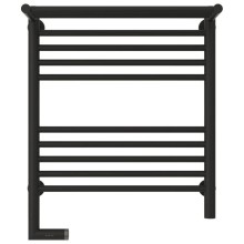 Полотенцесушитель электрический 600х500 темный титан муар МЭМ левый Сунержа Богема с полкой 2.0 15-5206-6050