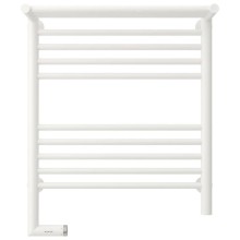 Полотенцесушитель электрический 600х500 белый матовый МЭМ левый Сунержа Богема с полкой 2.0 30-5206-6050