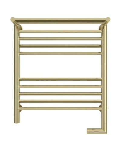 Полотенцесушитель электрический 600х500 шампань МЭМ правый Сунержа Богема с полкой 2.0 020-5207-6050