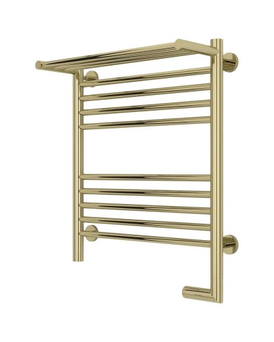 Полотенцесушитель электрический 600х500 шампань МЭМ правый Сунержа Богема с полкой 2.0 020-5207-6050