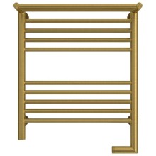 Полотенцесушитель электрический 600х500 состаренная латунь МЭМ правый Сунержа Богема с полкой 2.0 051-5207-6050