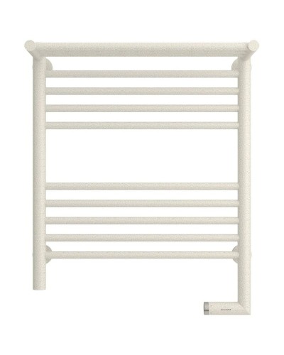 Полотенцесушитель электрический 600х500 античное белое золото МЭМ правый Сунержа Богема с полкой 2.0 10-5207-6050