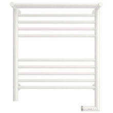 Полотенцесушитель электрический 600х500 белый глянец МЭМ правый Сунержа Богема с полкой 2.0 12-5207-6050