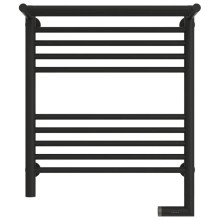 Полотенцесушитель электрический 600х500 темный титан муар МЭМ правый Сунержа Богема с полкой 2.0 15-5207-6050