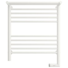 Полотенцесушитель электрический 600х500 белый матовый МЭМ правый Сунержа Богема с полкой 2.0 30-5207-6050