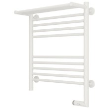 Полотенцесушитель электрический 600х500 белый матовый МЭМ правый Сунержа Богема с полкой 2.0 30-5207-6050