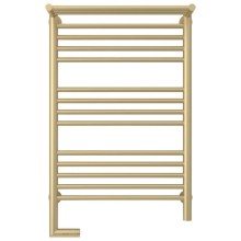 Полотенцесушитель электрический 800х500 шампань матовая МЭМ левый Сунержа Богема с полкой 2.0 022-5206-8050