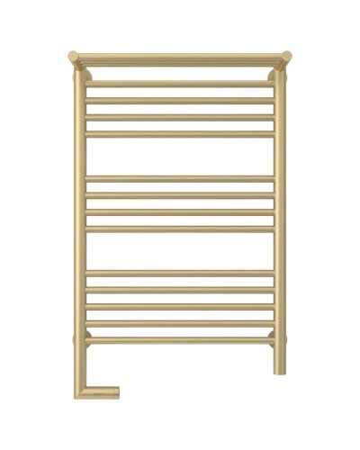 Полотенцесушитель электрический 800х500 шампань матовая МЭМ левый Сунержа Богема с полкой 2.0 022-5206-8050